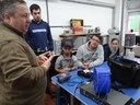 Curso sobre fibras ópticas ministrado pela empresa Sinos Telecomunicações.JPG