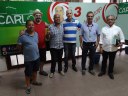 Novo diretor-geral e apoiadores de campanha