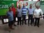Novo diretor-geral e apoiadores de campanha