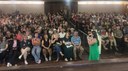 Pais e responsáveis na reunião