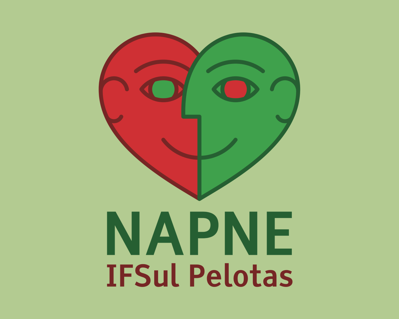 Logotipo_napne Logotipo do napne com fundo verde